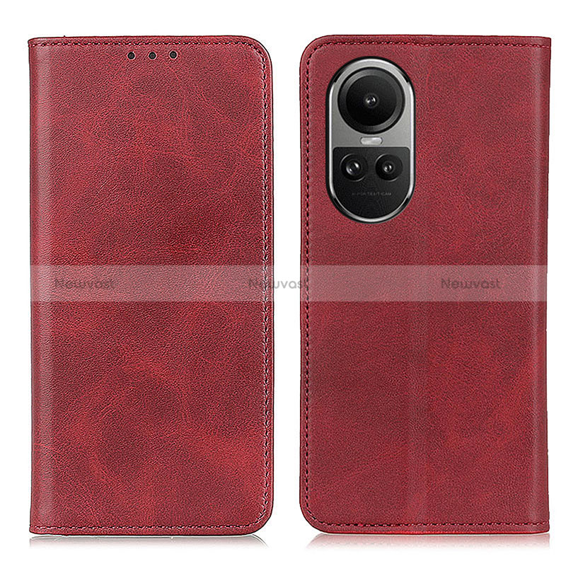 Leather Case Stands Flip Cover Holder A02D for Oppo Reno10 Pro 5G