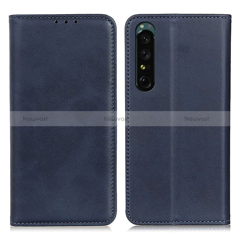 Leather Case Stands Flip Cover Holder A02D for Sony Xperia 1 IV