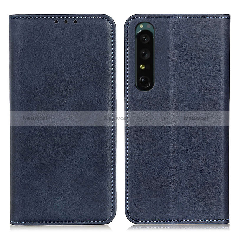 Leather Case Stands Flip Cover Holder A02D for Sony Xperia 1 IV SO-51C