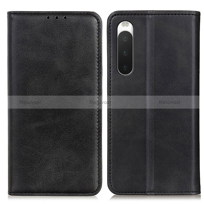 Leather Case Stands Flip Cover Holder A02D for Sony Xperia 10 IV