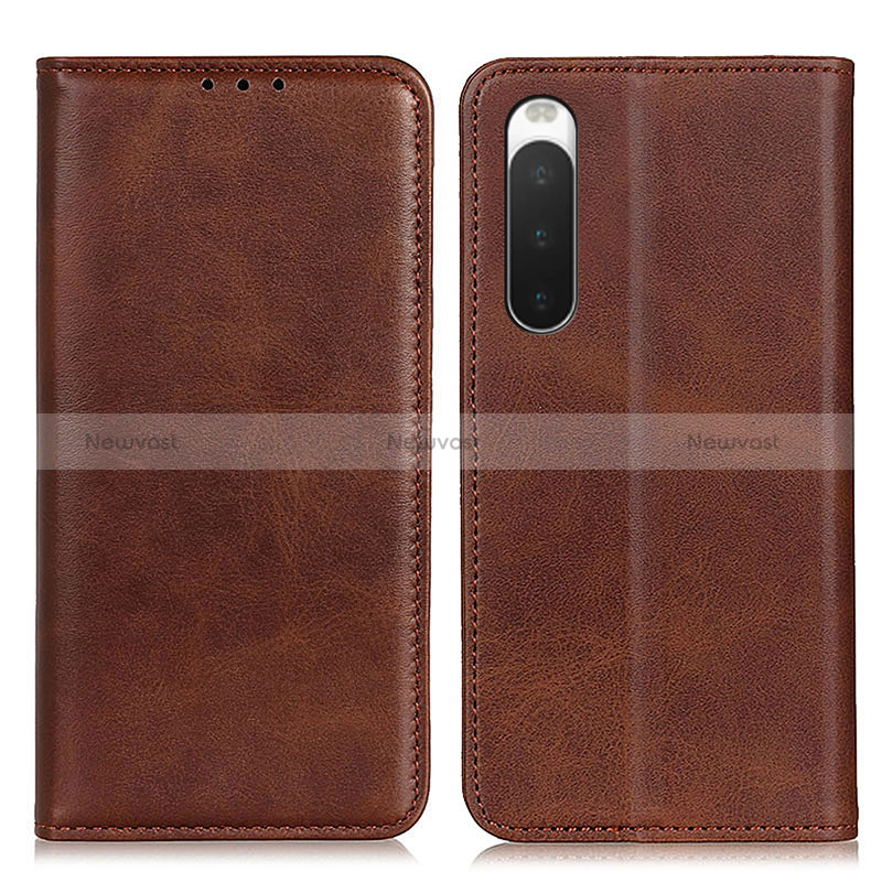 Leather Case Stands Flip Cover Holder A02D for Sony Xperia 10 IV