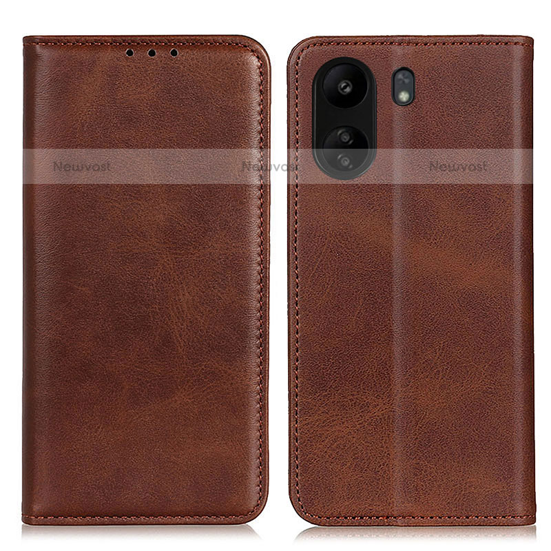 Leather Case Stands Flip Cover Holder A02D for Xiaomi Poco C65