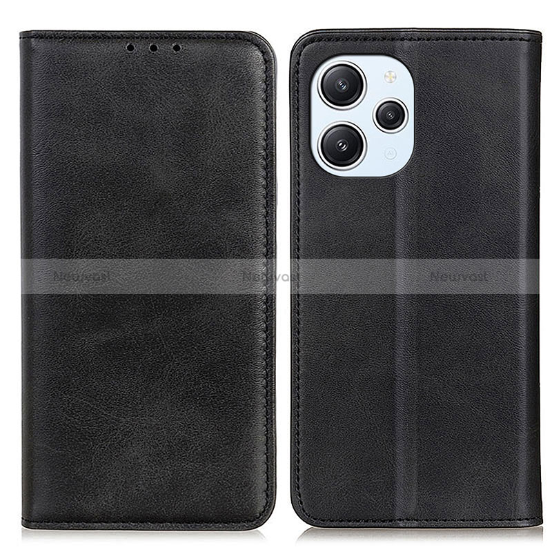 Leather Case Stands Flip Cover Holder A02D for Xiaomi Redmi 12 4G