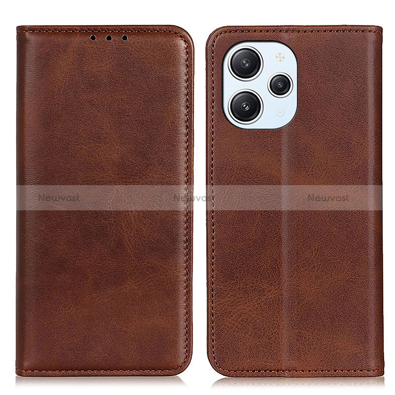 Leather Case Stands Flip Cover Holder A02D for Xiaomi Redmi 12 4G