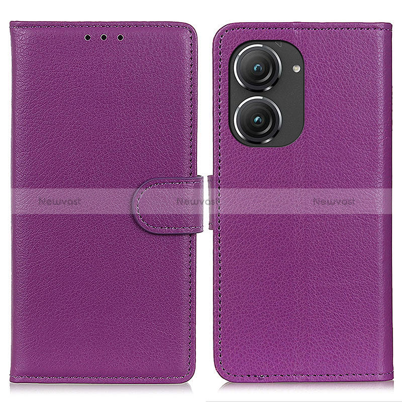 Leather Case Stands Flip Cover Holder A03D for Asus Zenfone 9