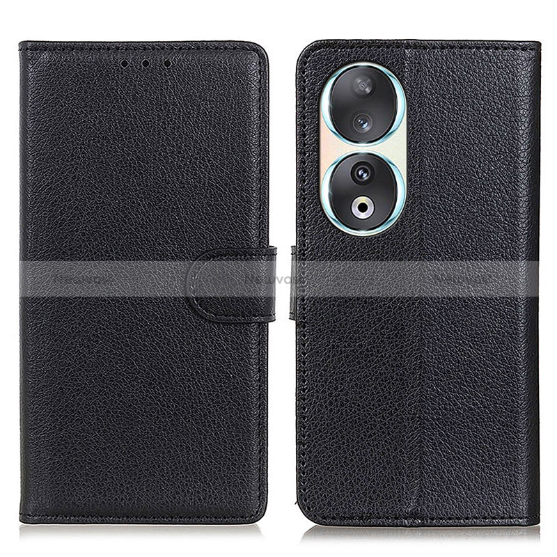 Leather Case Stands Flip Cover Holder A03D for Huawei Honor 90 5G