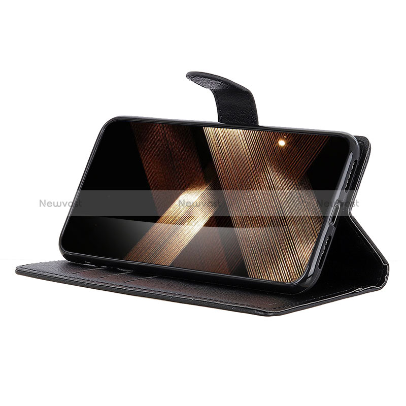 Leather Case Stands Flip Cover Holder A03D for Huawei Honor X6a