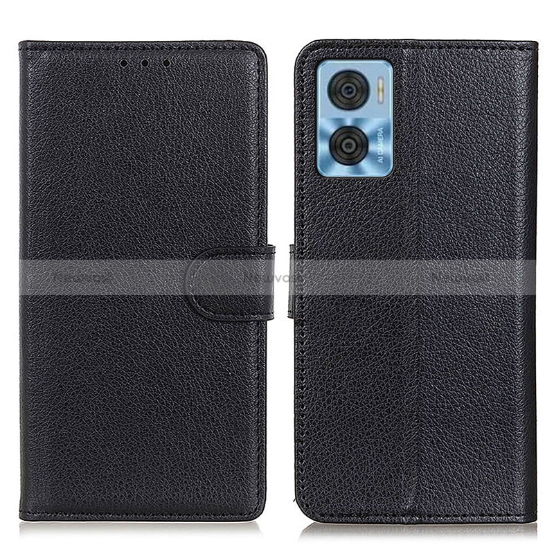 Leather Case Stands Flip Cover Holder A03D for Motorola Moto E22i