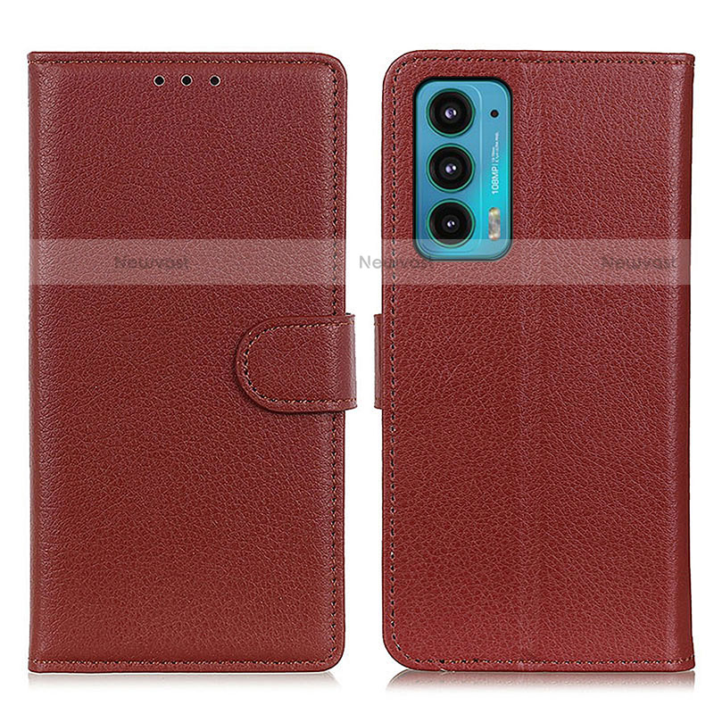 Leather Case Stands Flip Cover Holder A03D for Motorola Moto Edge 20 5G