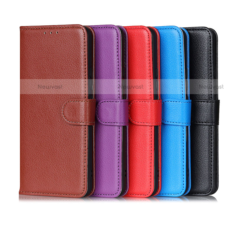 Leather Case Stands Flip Cover Holder A03D for Motorola Moto G Play Gen 2