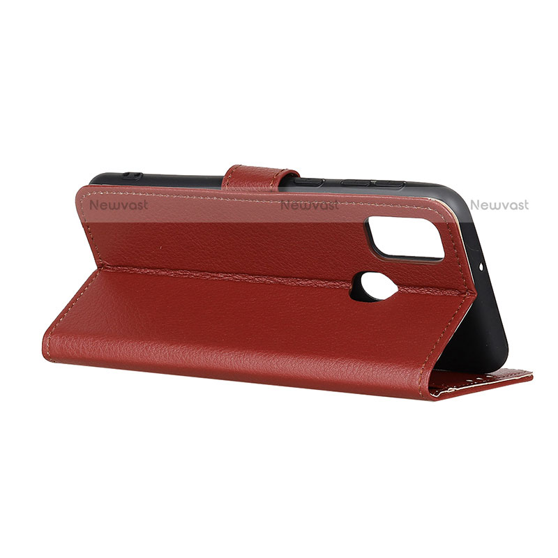 Leather Case Stands Flip Cover Holder A03D for Motorola Moto G31