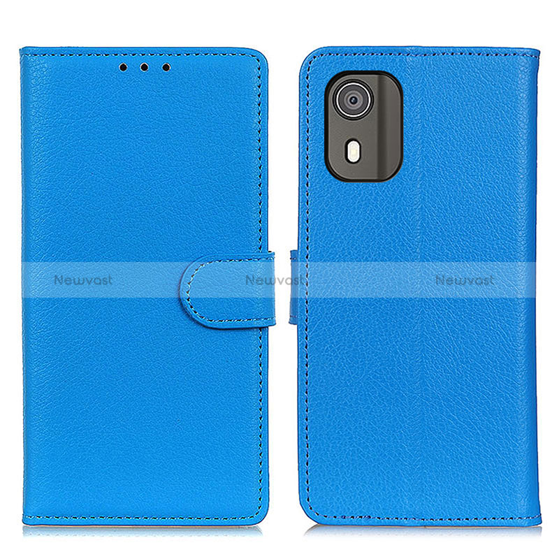 Leather Case Stands Flip Cover Holder A03D for Nokia C02