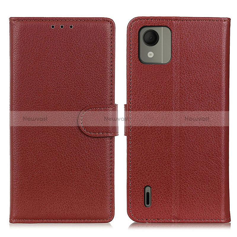 Leather Case Stands Flip Cover Holder A03D for Nokia C110