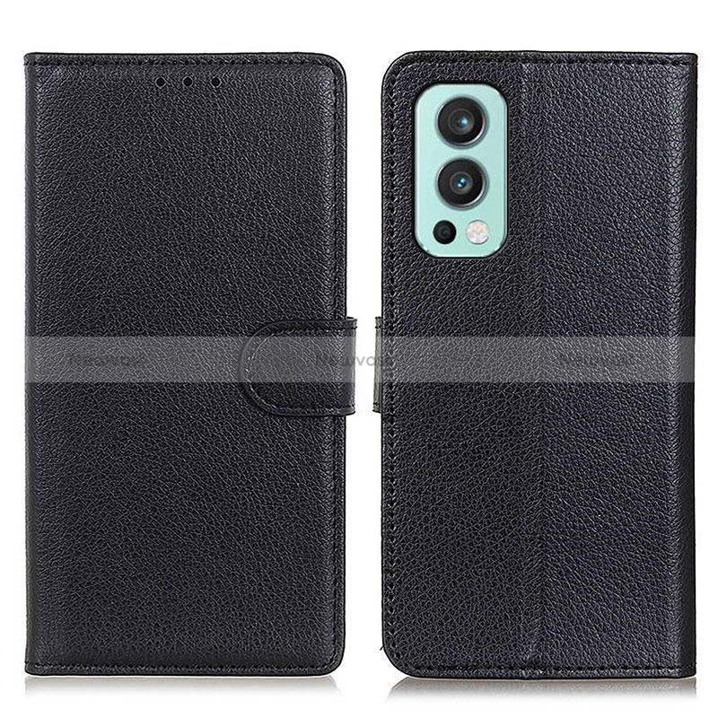 Leather Case Stands Flip Cover Holder A03D for OnePlus Nord 2 5G