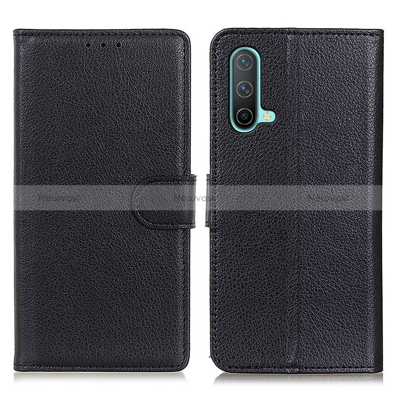 Leather Case Stands Flip Cover Holder A03D for OnePlus Nord CE 5G