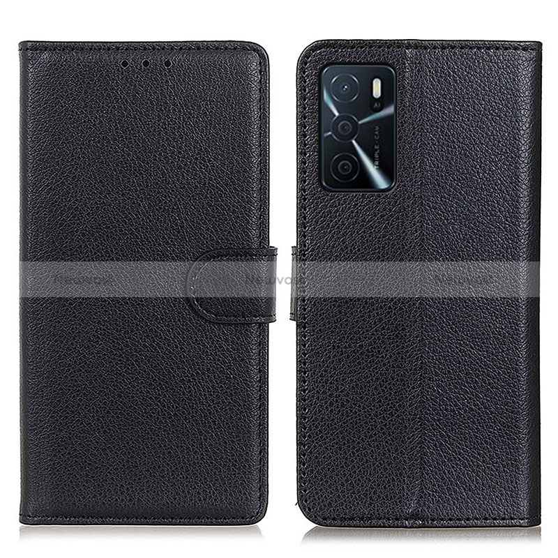 Leather Case Stands Flip Cover Holder A03D for Oppo A16