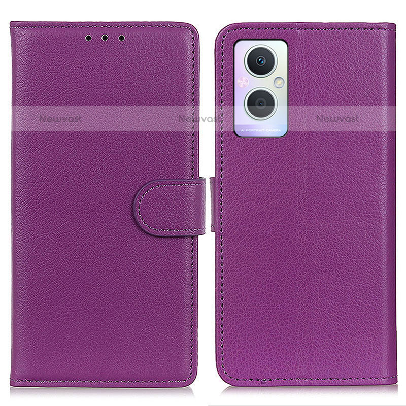 Leather Case Stands Flip Cover Holder A03D for Oppo F21 Pro 5G