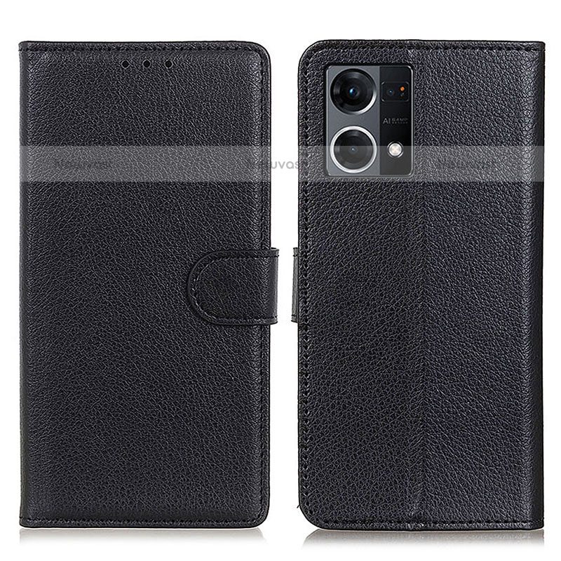 Leather Case Stands Flip Cover Holder A03D for Oppo F21s Pro 4G