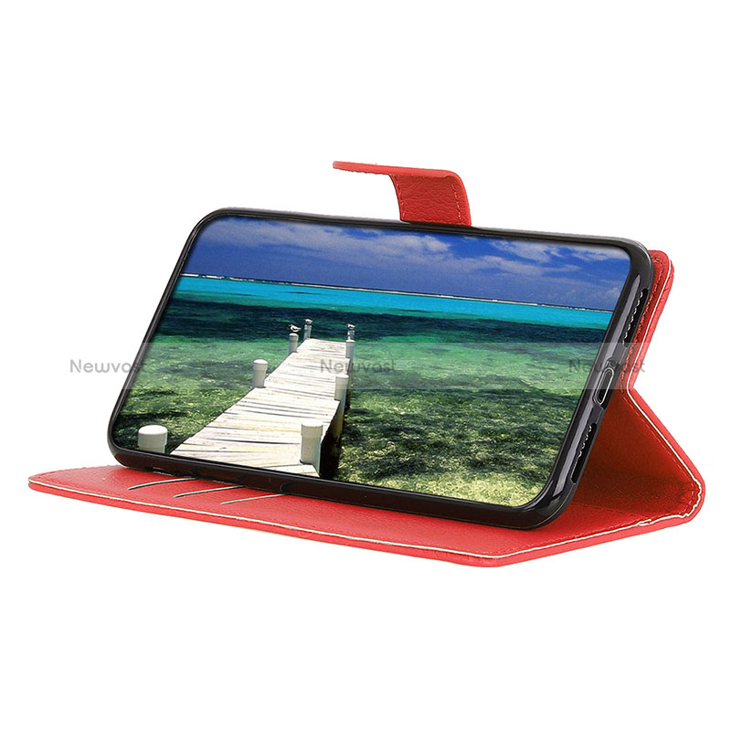 Leather Case Stands Flip Cover Holder A03D for Oppo Reno5 A