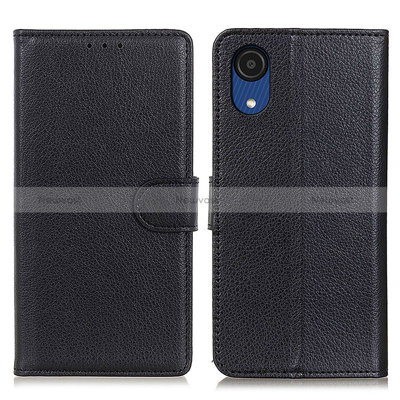 Leather Case Stands Flip Cover Holder A03D for Samsung Galaxy A03 Core