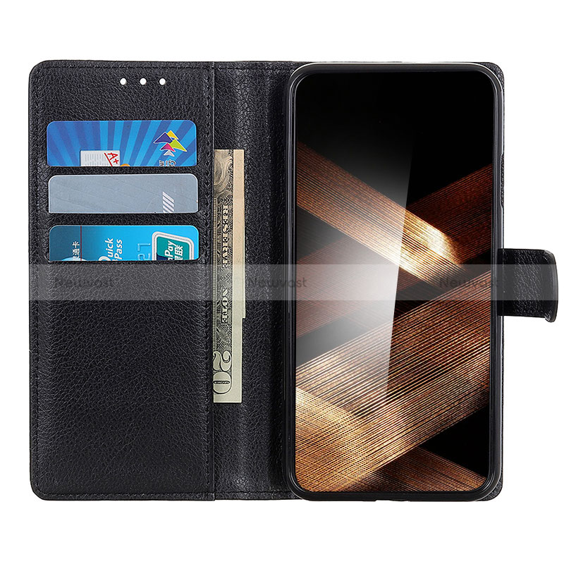 Leather Case Stands Flip Cover Holder A03D for Samsung Galaxy A15 LTE