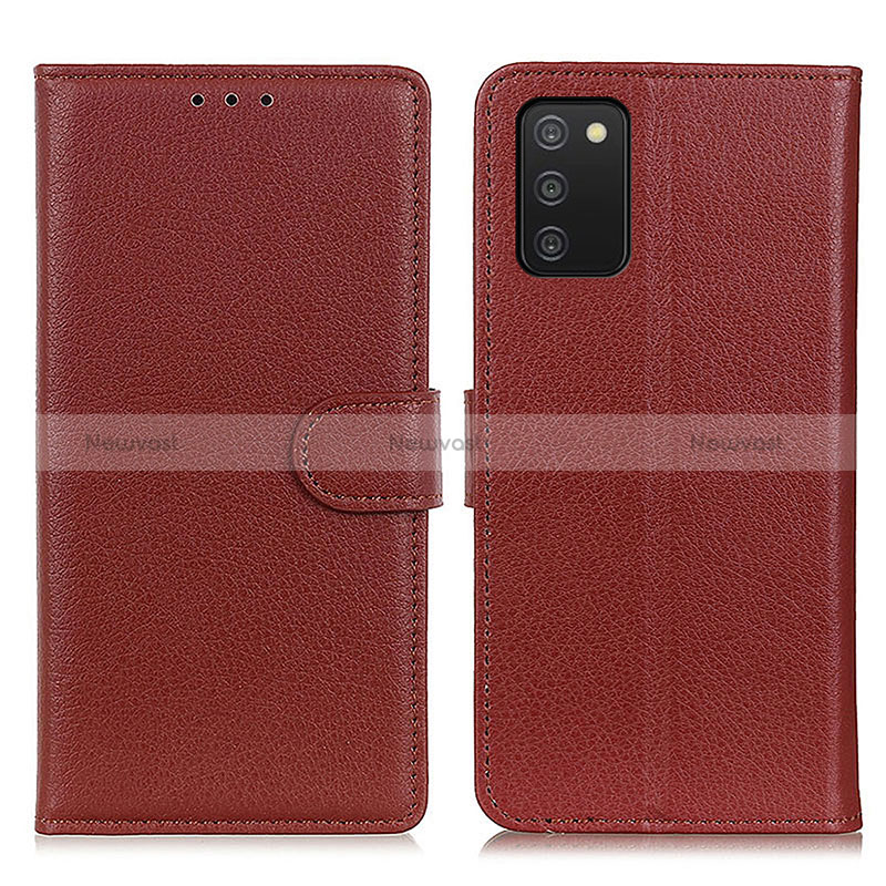 Leather Case Stands Flip Cover Holder A03D for Samsung Galaxy F02S SM-E025F