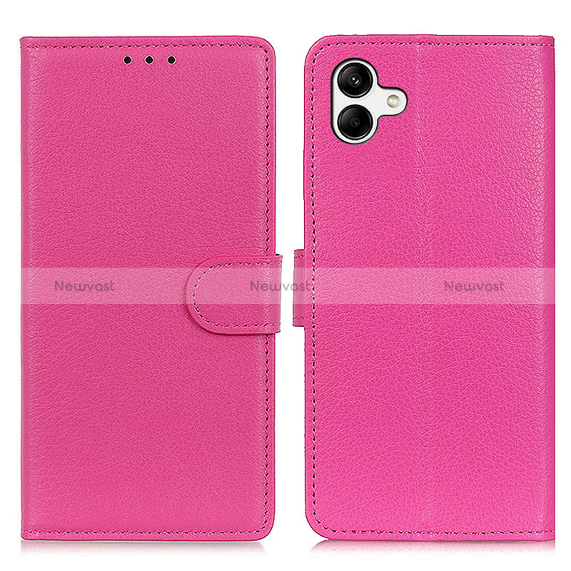 Leather Case Stands Flip Cover Holder A03D for Samsung Galaxy M04