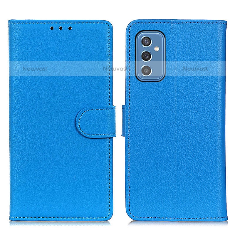 Leather Case Stands Flip Cover Holder A03D for Samsung Galaxy M52 5G