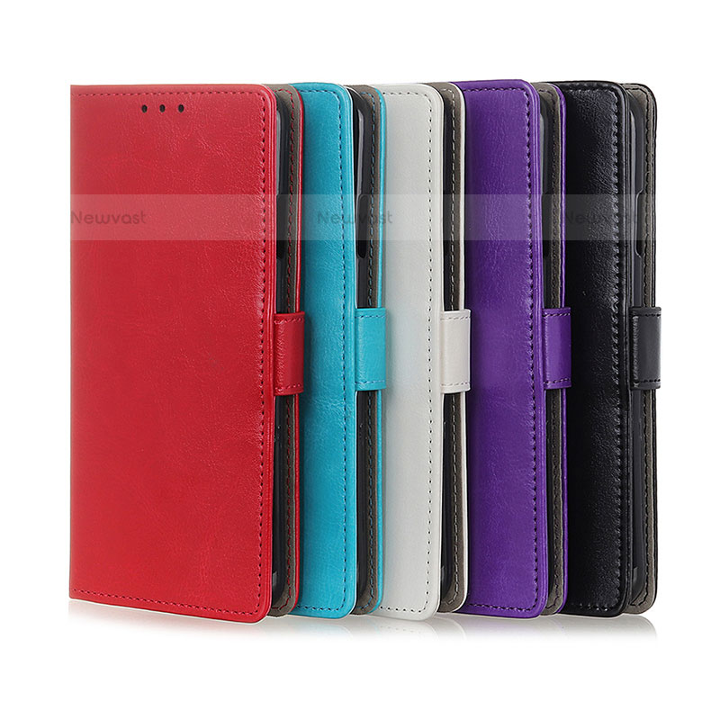 Leather Case Stands Flip Cover Holder A03D for Samsung Galaxy S22 Ultra 5G
