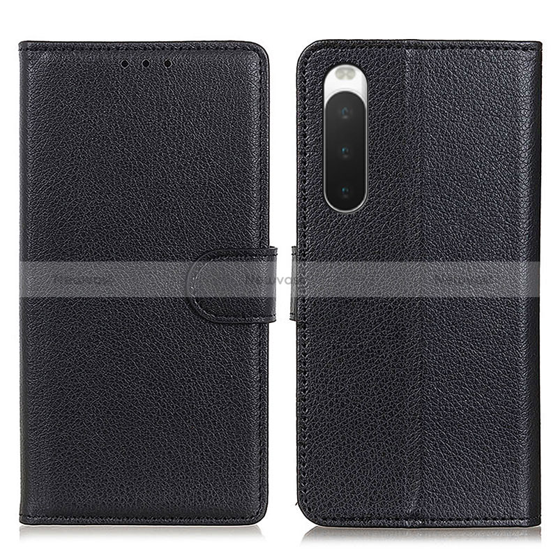 Leather Case Stands Flip Cover Holder A03D for Sony Xperia 10 IV SO-52C