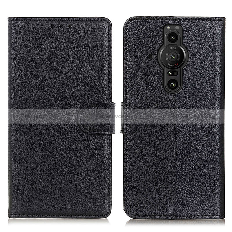 Leather Case Stands Flip Cover Holder A03D for Sony Xperia PRO-I