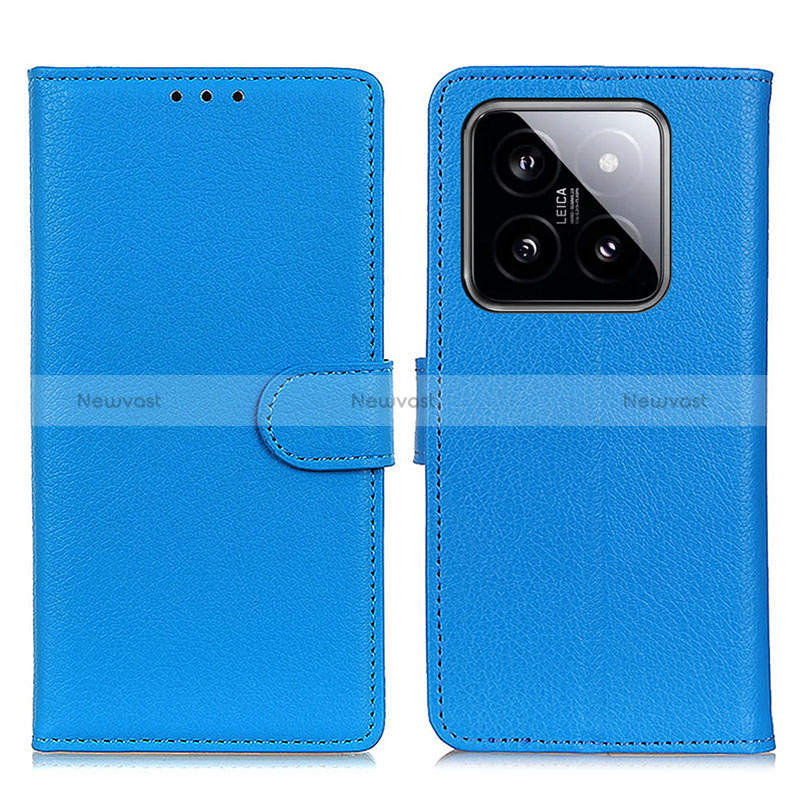 Leather Case Stands Flip Cover Holder A03D for Xiaomi Mi 14 Pro 5G