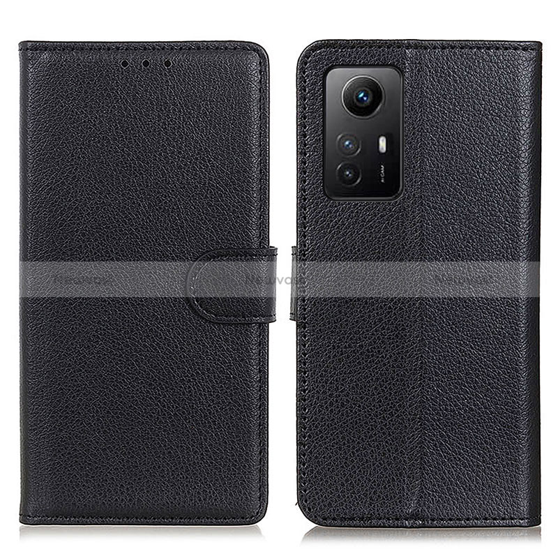 Leather Case Stands Flip Cover Holder A03D for Xiaomi Redmi Note 12S