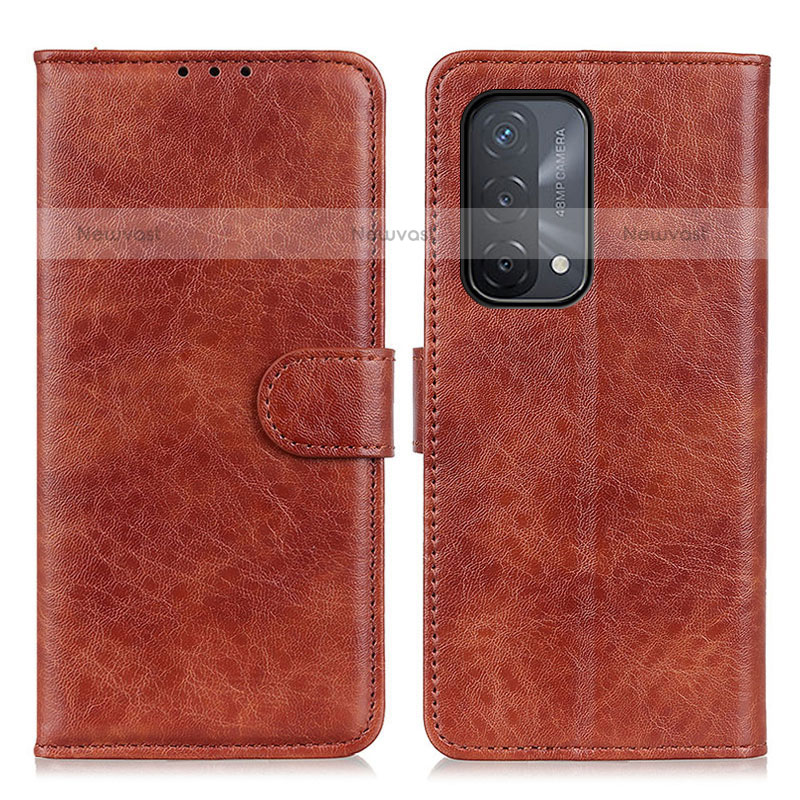 Leather Case Stands Flip Cover Holder A04D for Oppo A93 5G