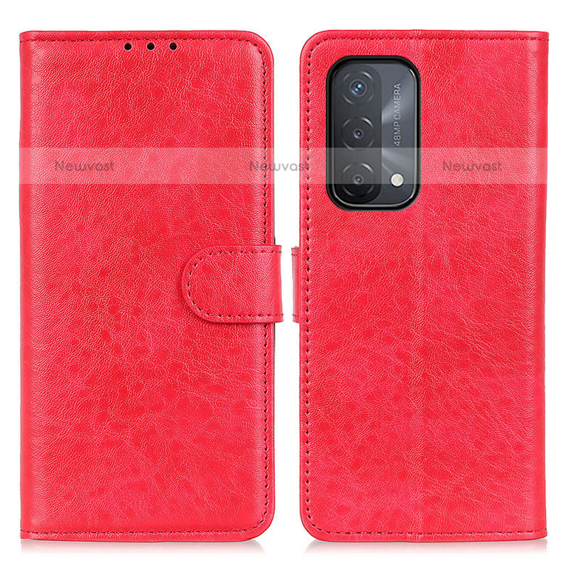 Leather Case Stands Flip Cover Holder A04D for Oppo A93 5G