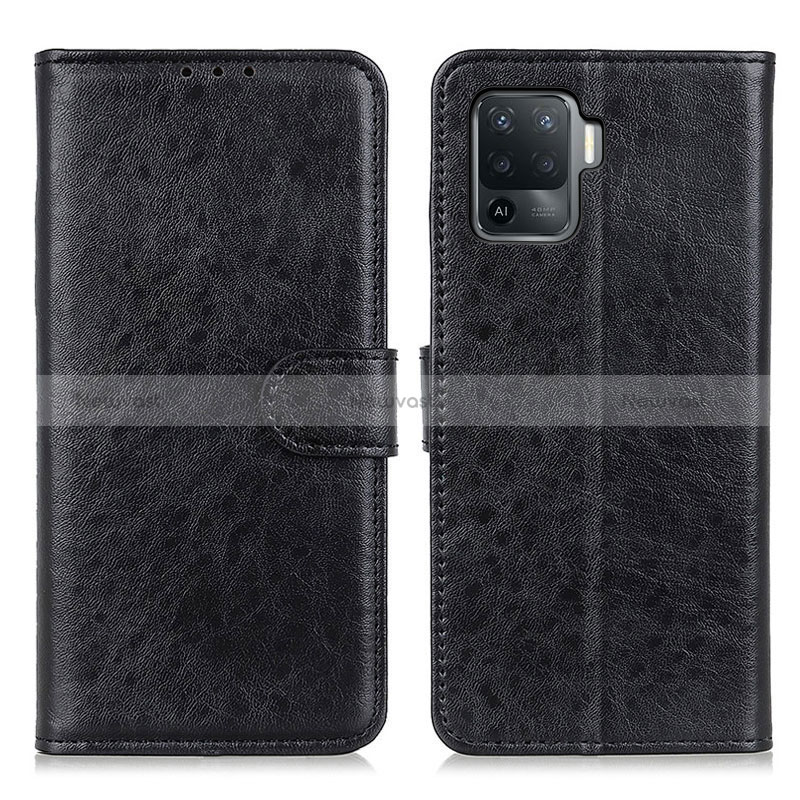 Leather Case Stands Flip Cover Holder A04D for Oppo Reno5 F