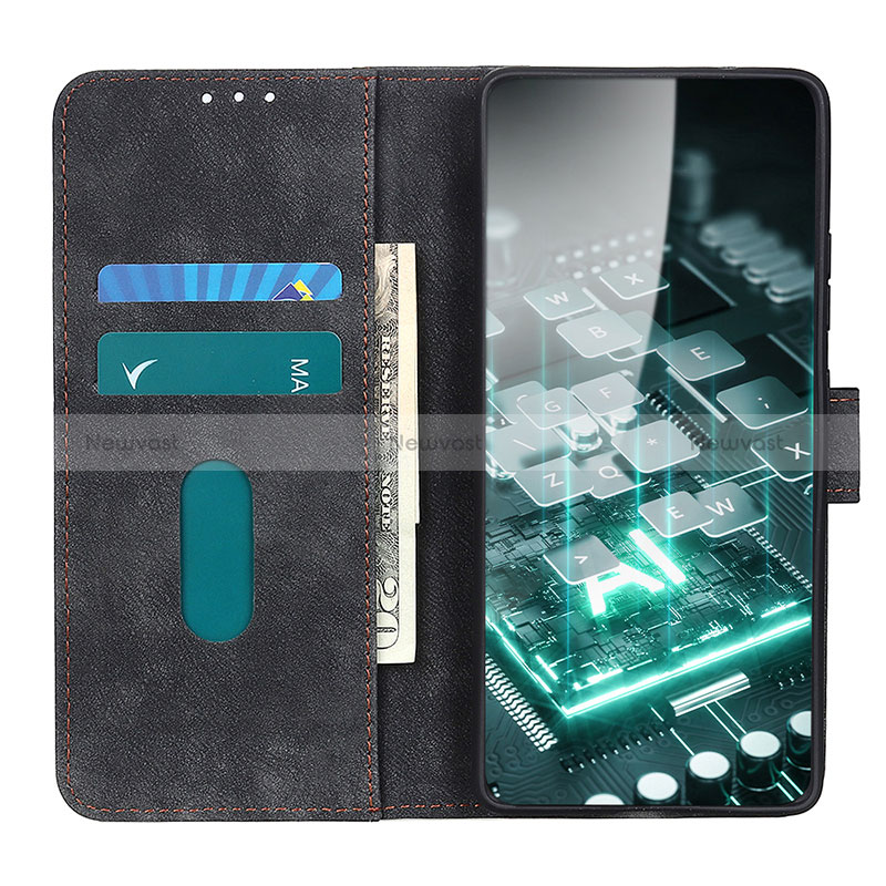 Leather Case Stands Flip Cover Holder A04D for Samsung Galaxy A02