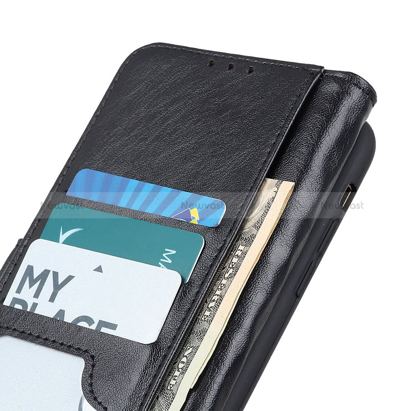 Leather Case Stands Flip Cover Holder A04D for Samsung Galaxy S22 Plus 5G