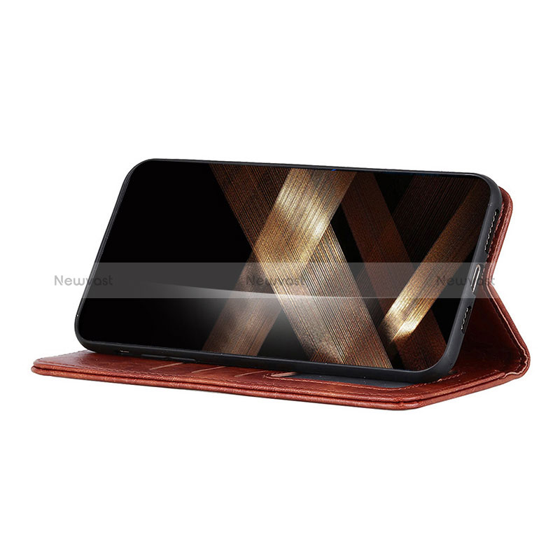 Leather Case Stands Flip Cover Holder A04D for Samsung Galaxy S24 Plus 5G