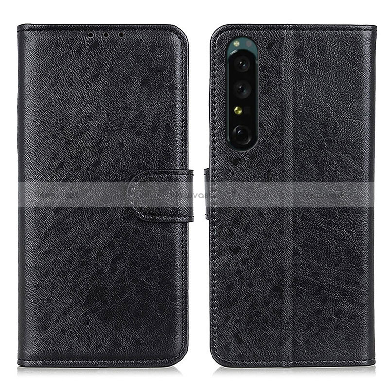 Leather Case Stands Flip Cover Holder A04D for Sony Xperia 1 IV