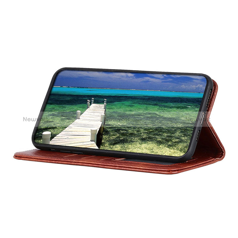 Leather Case Stands Flip Cover Holder A04D for Sony Xperia 10 III SO-52B