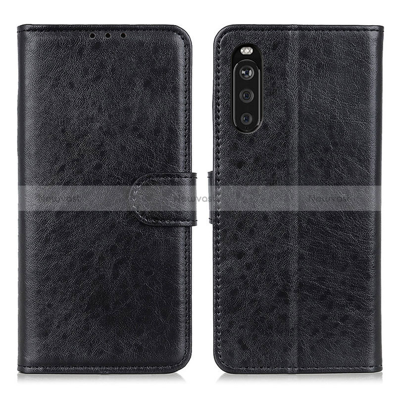 Leather Case Stands Flip Cover Holder A04D for Sony Xperia 10 III SOG04