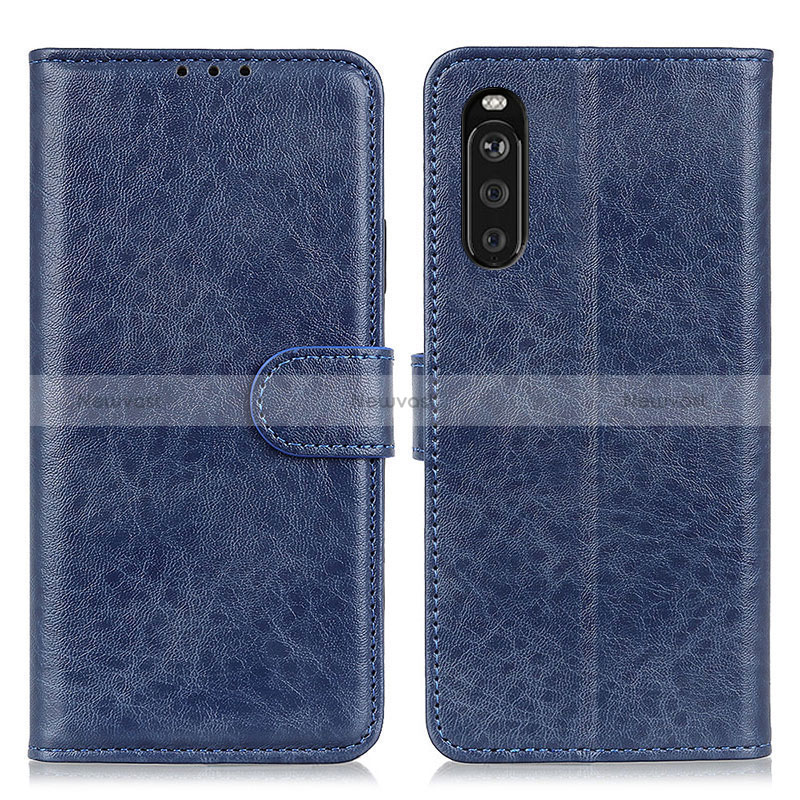 Leather Case Stands Flip Cover Holder A04D for Sony Xperia 10 III SOG04