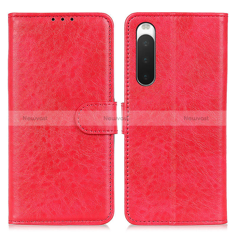 Leather Case Stands Flip Cover Holder A04D for Sony Xperia 10 IV SO-52C