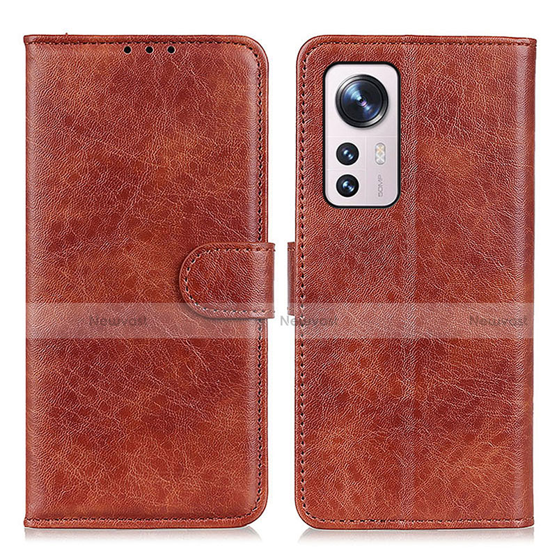 Leather Case Stands Flip Cover Holder A04D for Xiaomi Mi 12 5G