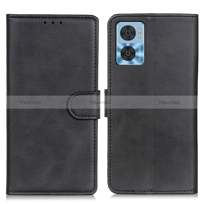 Leather Case Stands Flip Cover Holder A05D for Motorola Moto E22