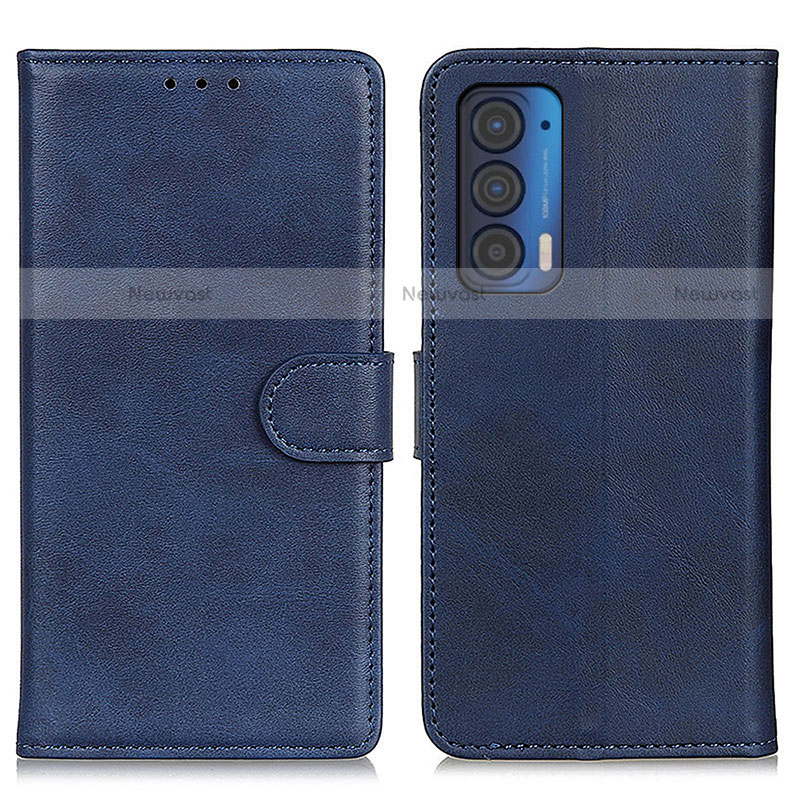 Leather Case Stands Flip Cover Holder A05D for Motorola Moto Edge (2021) 5G