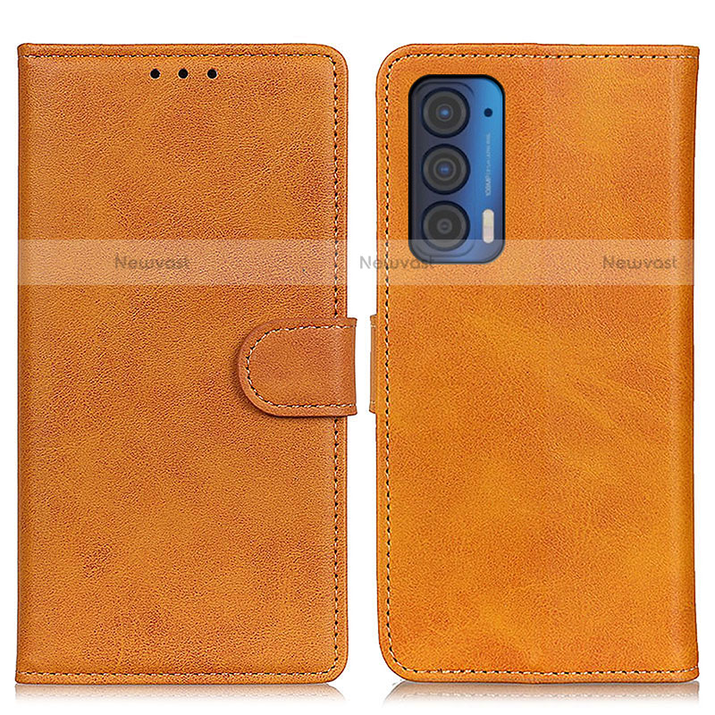 Leather Case Stands Flip Cover Holder A05D for Motorola Moto Edge (2021) 5G