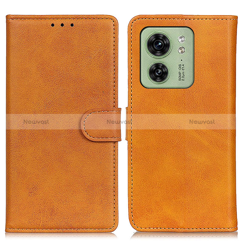 Leather Case Stands Flip Cover Holder A05D for Motorola Moto Edge (2023) 5G