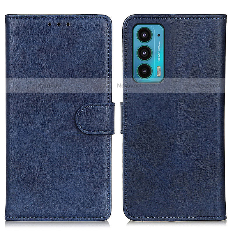 Leather Case Stands Flip Cover Holder A05D for Motorola Moto Edge Lite 5G